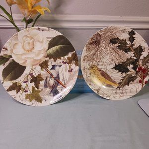 Pottery Barn Songbird Plates